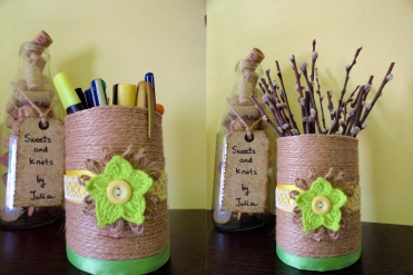 suport pixuri / vaza (pen holder / flower vase)
